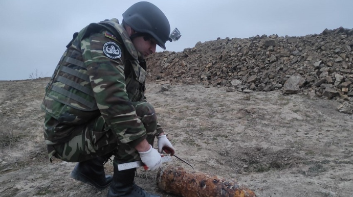 Abşeronda top mərmisi tapılıb   - FOTO