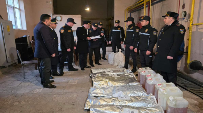 Naxçıvanda külli miqdarda narkotik məhv edilib - FOTOLAR