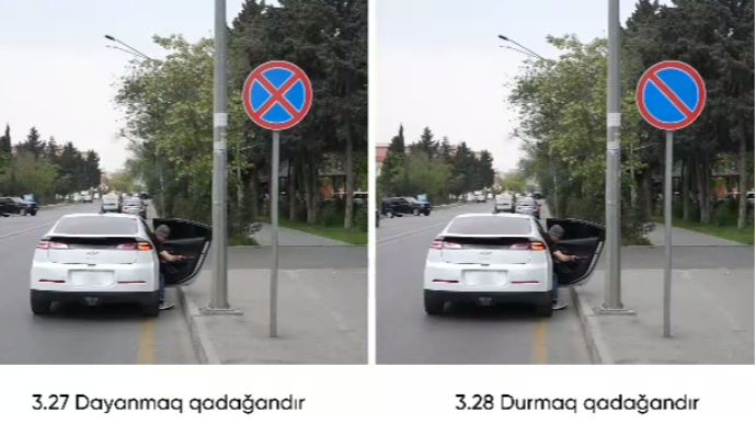 Dayanma-durmanı qadağan edən nişan olmasa da, cərimələnə bilərsiniz - VİDEO 