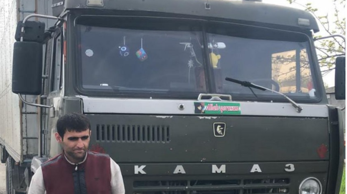 Narkotikin təsiri altında “KamAZ” sürən sürücü saxlanıldı - VİDEO