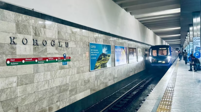 Bakı metrosu gücləndirilmiş rejimdə fəaliyyət göstərəcək 