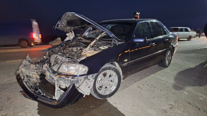 Ucarda avtomobillə traktor toqquşub, xəsarət alan var - FOTO