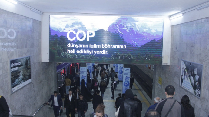 Bakı metropolitenində COP29-la bağlı hansı işlər görülür? - FOTO