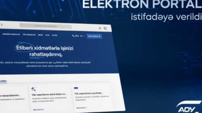 Rəqəmsal ADY:  Yeni elektron xidmət portalı istifadəyə verildi - VİDEO