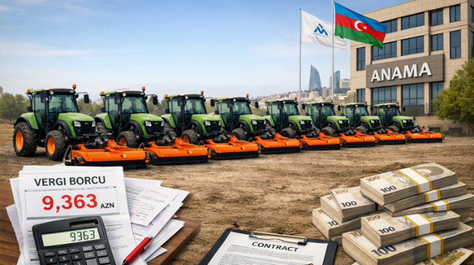 ANAMA-dan vergi borcu olan şirkətə 857 min manatlıq sifariş 