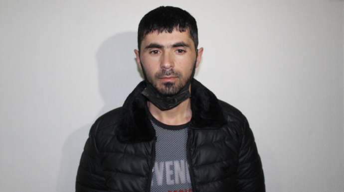 Balakəndə ofisdəki seyfi yarmaq istəyən şəxs saxlanılıb - FOTO