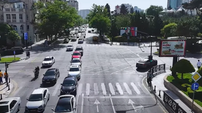 Bakıxanov küçəsində yol hərəkətinin təşkilində dəyişiklik ediləcək - VİDEO