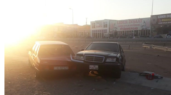 Goranboyda zəncirvarı yol qəzası olub - FOTO 