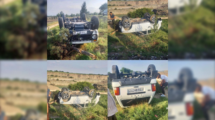 Atasının maşını ilə avtoxuliqanlıq edərək otluğa aşırdı  - VİDEO