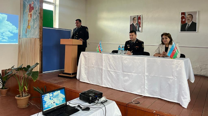 Qubada məktəblilər “Gəncliyimizi narkomaniyadan qoruyaq” mövzusunda maarifləndirildi  - FOTO