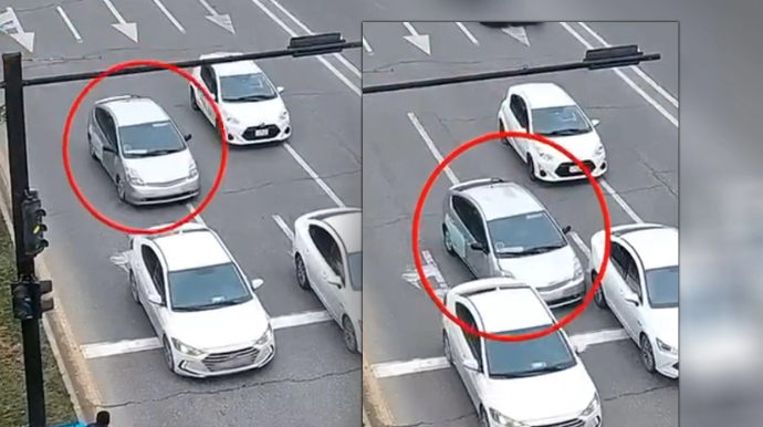 Sükan arxasında telefonla oynayan sürücü qəza törətdi - ANBAAN VİDEO 