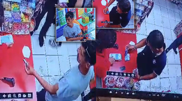 Uşaq arabasından pul və bank kartları oğurlayanlar ƏLƏ KEÇDİ - VİDEO 