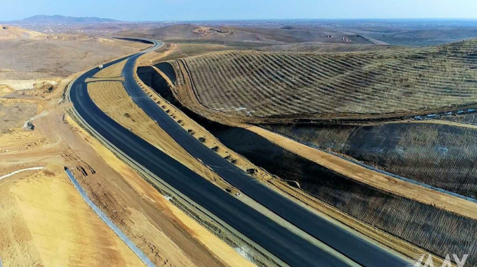 Füzuli-Hadrut yolunun tikintisi yekunlaşır  - VİDEO