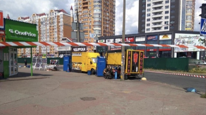 Ukraynada metrostansiyası yaxınlığında partlayış baş verib - VİDEO 