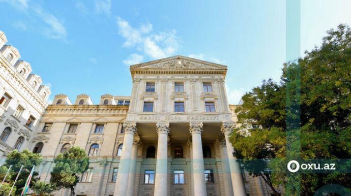 Azərbaycan XİN Fransaya cavab verib - VİDEO 