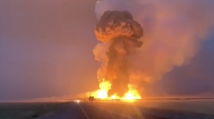 Qazaxıstanda hərbi hissədə daha bir partlayış olub