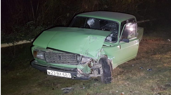 Göyçayda iki "Jiquli" toqquşub , xəsarət alanlar var  - FOTO