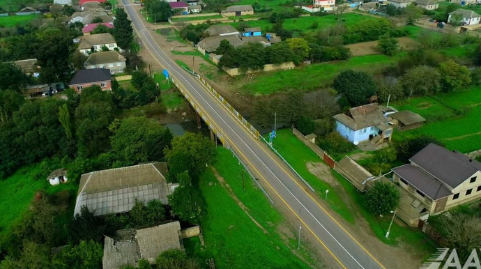 Masallıda 51 min əhalinin istifadə etdiyi yollar yenidən qurulub  - VİDEO