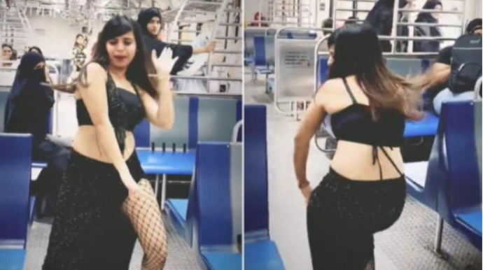 Metroda rəqs edən qadının GÖRÜNTÜLƏRİ gündəm oldu 