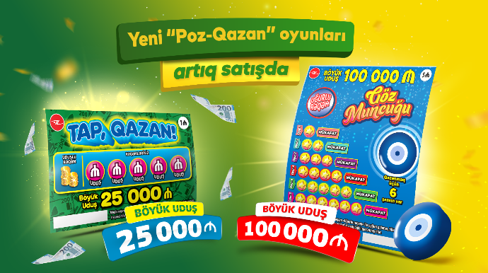 Yeni “Poz-Qazan” oyunları - “Tap, Qazan” və “Göz muncuğu” satışa çıxarıldı