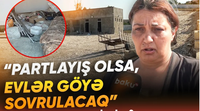 Sakinlərin etirazına səbəb olan YDM tikintisi: "Bizim üçün təhlükədir" - VİDEO