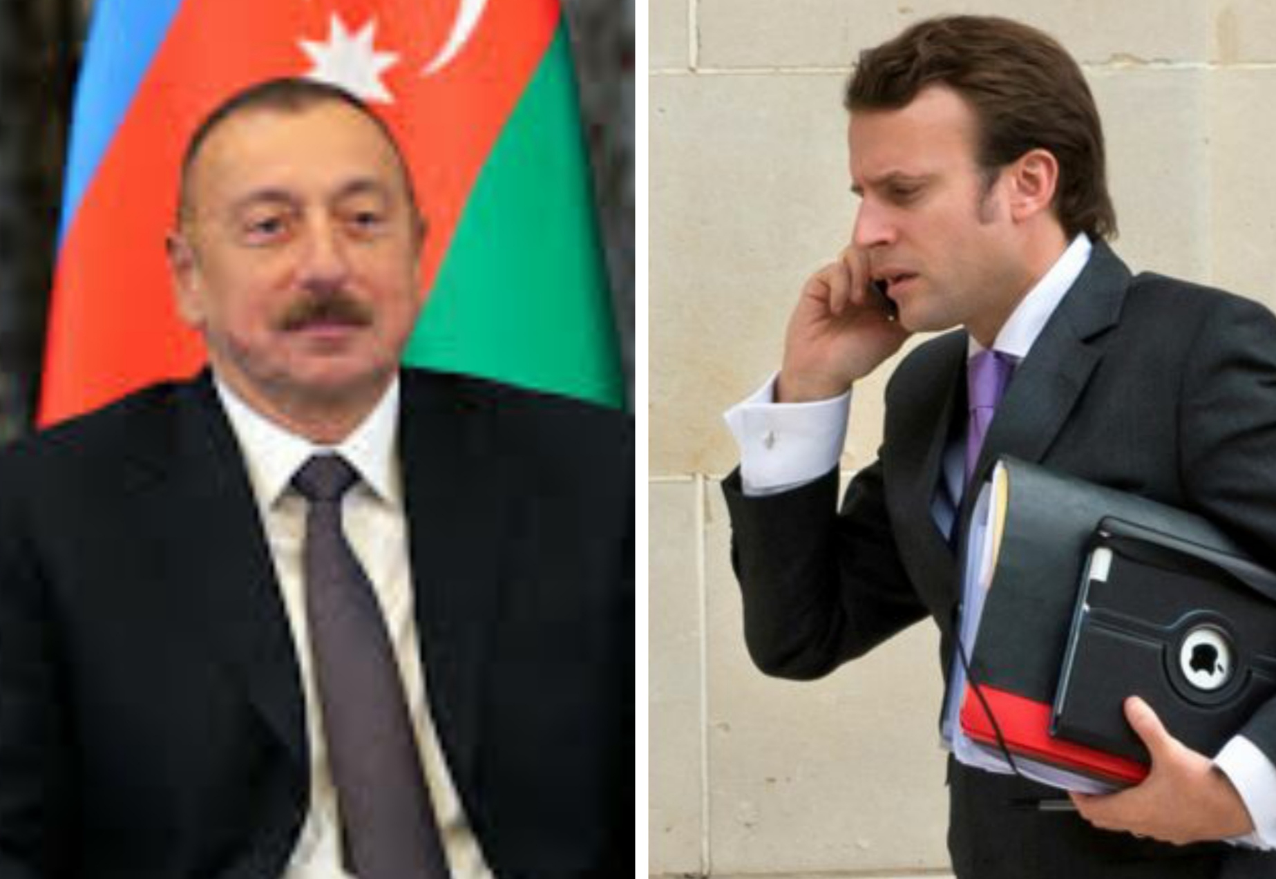 Makron İlham Əliyevə zəng etdi