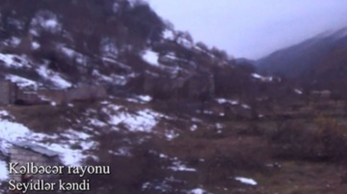 Kəlbəcərin Seyidlər  kəndinin görüntüləri  - VİDEO