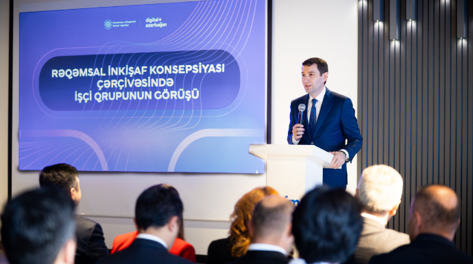 Rəqəmsal hökumət arxitekturası İşçi qrupunun görüşü keçirilib - FOTO