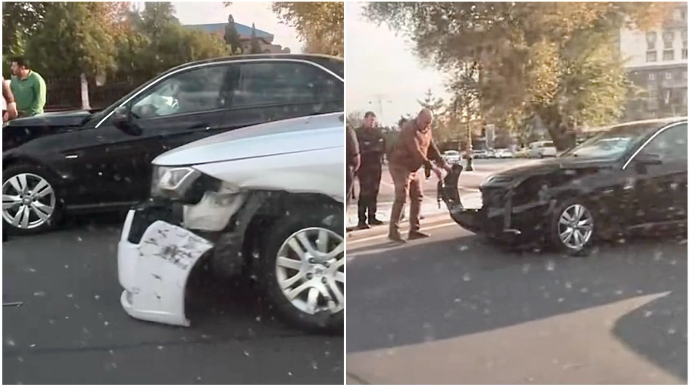 Naxçıvanda qəza: “Khazar” və “Mercedes” toqquşdu   - VİDEO