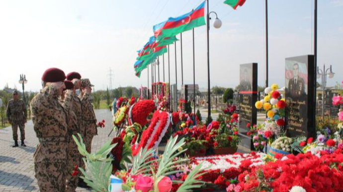 Daxili Qoşunların baş çavuşu, şəhid Elçin Nadirov şəhadətinin bir ilində anılıb  - FOTO