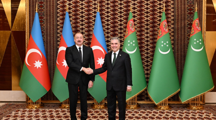 Azərbaycan, Türkmənistan və Özbəkistan arasında yüksəksəviyyəli görüş başladı