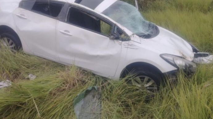 Kürdəmirdə avtomobil AŞDI – FOTO 