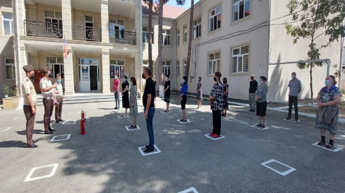 FHN Dövlət Yanğın Nəzarəti Xidməti məktəblərdə maarifləndirmə tədbirləri keçirir - FOTO