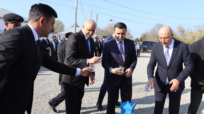 Saatlının bu kəndləri içməli su ilə təmin olundu - FOTOLAR