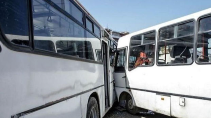 Bakıda iki avtobus toqquşub, xəsarət alanlar var 