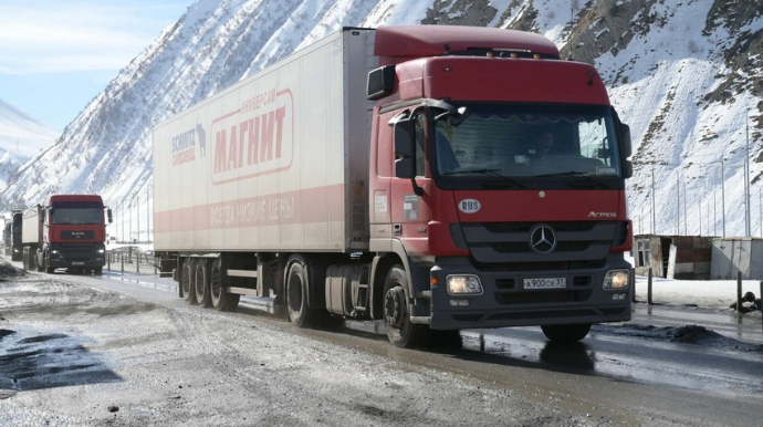 Gürcüstan-Rusiya sərhədində sıxlıq müşahidə olunur 