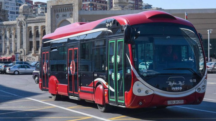 Bakıda avtobuslar gecə saatlarına kimi İŞLƏYƏCƏK 