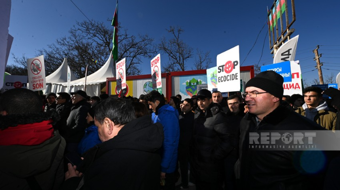 Xankəndi-Laçın yolunda keçirilən etiraz aksiyası iyirmi gündür davam edir