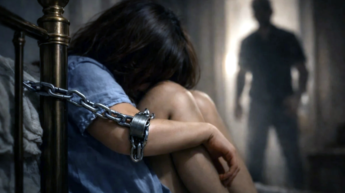В Азербайджане муж приковал жену цепью из-за ревности 