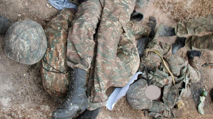 Cəbrayılda daha 4 erməni hərbçinin qalıqları tapılıb