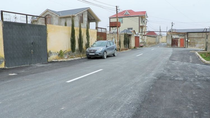 Xəzər və Suraxanı rayonlarında iki küçə əsaslı təmir edilib  - FOTO