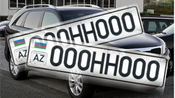В Азербайджане утверждены новые государственные регистрационные знаки для автомобилей 