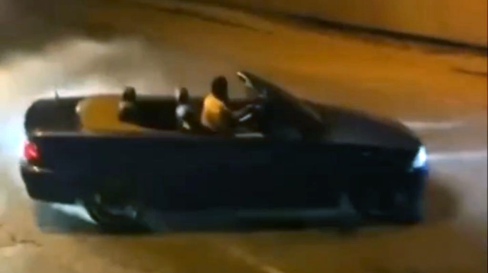 Sərxoş vəziyyətdə avtoxuliqanlıq edən sürücünün başına oyun açdılar – Ağır cəza - VİDEO 