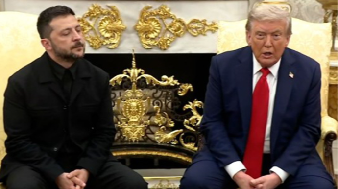 ABŞ lideri Ağ Evdə Ukrayna Prezidenti ilə görüşüb