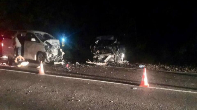 İki mikroavtobus toqquşdu, ölən və yaralananlar var 