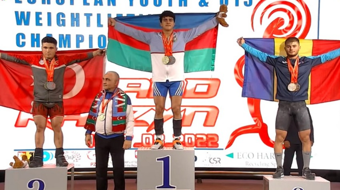 Azərbaycan ağırlıqqaldıranı Avropa çempionu olub 