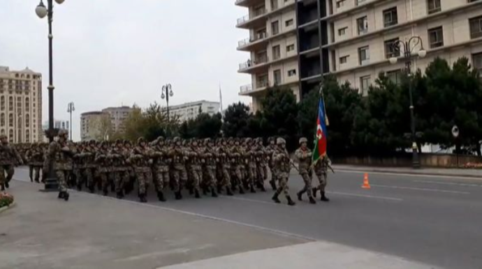 Qələbə paradının hazırlıqlarından yeni görüntülər - VİDEO