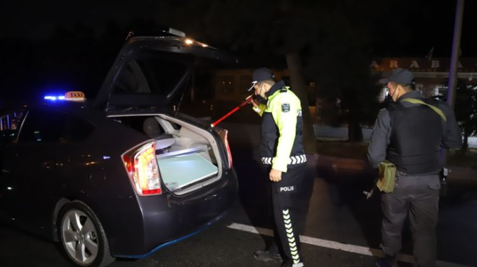 Komendant saatının tətbiq olunduğu şəhər və rayonlarda tədbirlər keçirilir  - FOTO