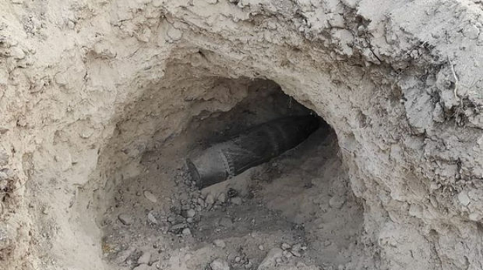 Tərtərin kəndində ermənilərin atdığı fosforlu mərmi aşkarlandı