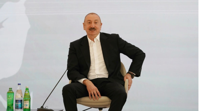 İlham Əliyevin Xankəndidəki çıxışı Qazaxıstan mətbuatında geniş işıqlandırıldı - FOTO